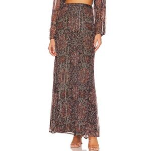 NWT House of Harlow 1960 Maxi Skirt